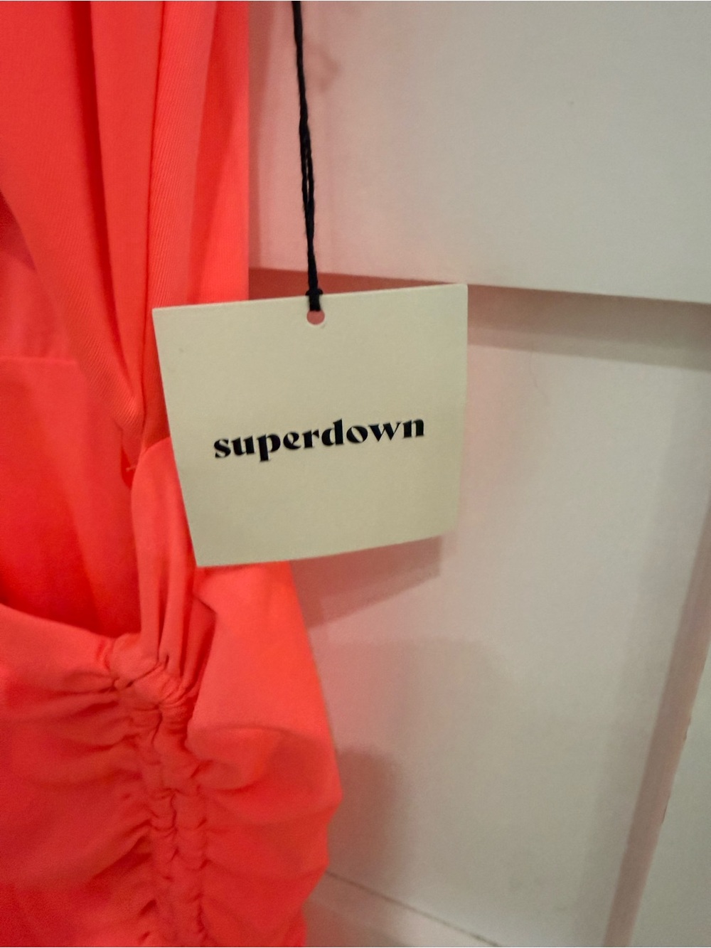 This neon pink Superdown Alanie Maxi Dress NWT size XS - Picture 6 of 10